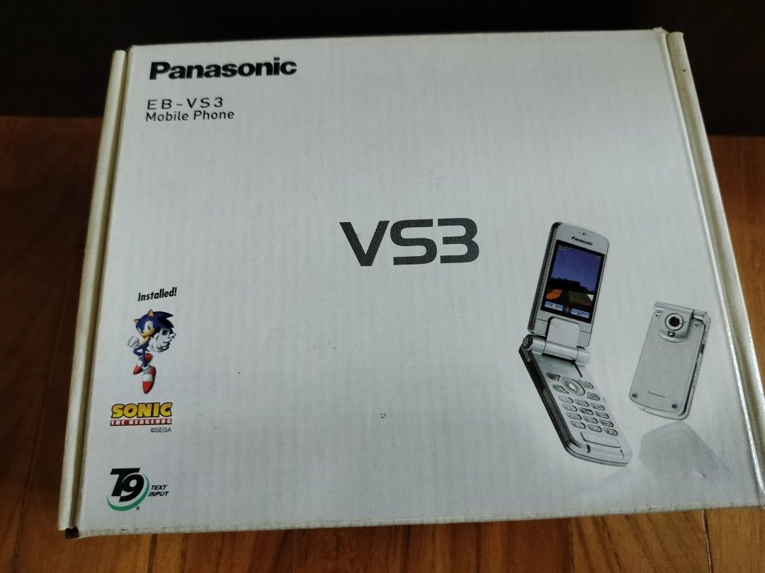 Panasonic EB-VS3 4.3 Flip Mobile Phone Classic - ΝΟ vs vs100 200 vs6 tu p  gd