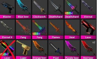 Trading assassin knifes for mm2 knifes, Video Gaming, Gaming Accessories,  Virtual Reality on Carousell