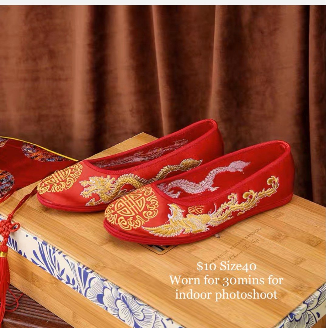 Chinese wedding shoes clearance