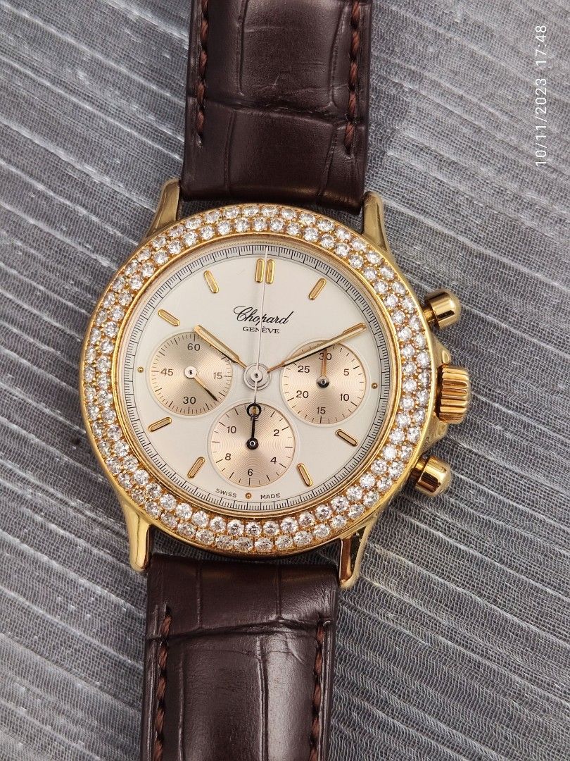 Chopard Chronograph Lemania Manual wind, Luxury, Watches on Carousell