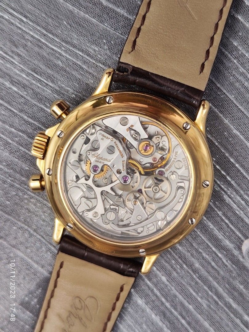 Chopard Chronograph Lemania Manual wind, Luxury, Watches on Carousell