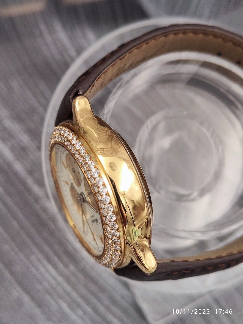 Chopard Chronograph Lemania Manual wind, Luxury, Watches on Carousell