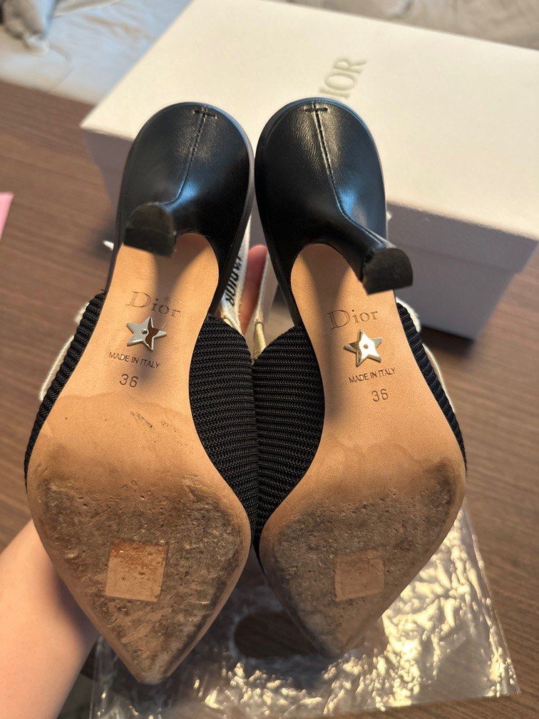 Christian Dior 10cm heel pump jolly, Luxury, Sneakers & Footwear on