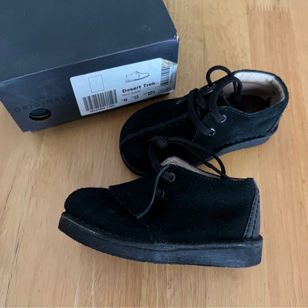 Desert trek black suede discount