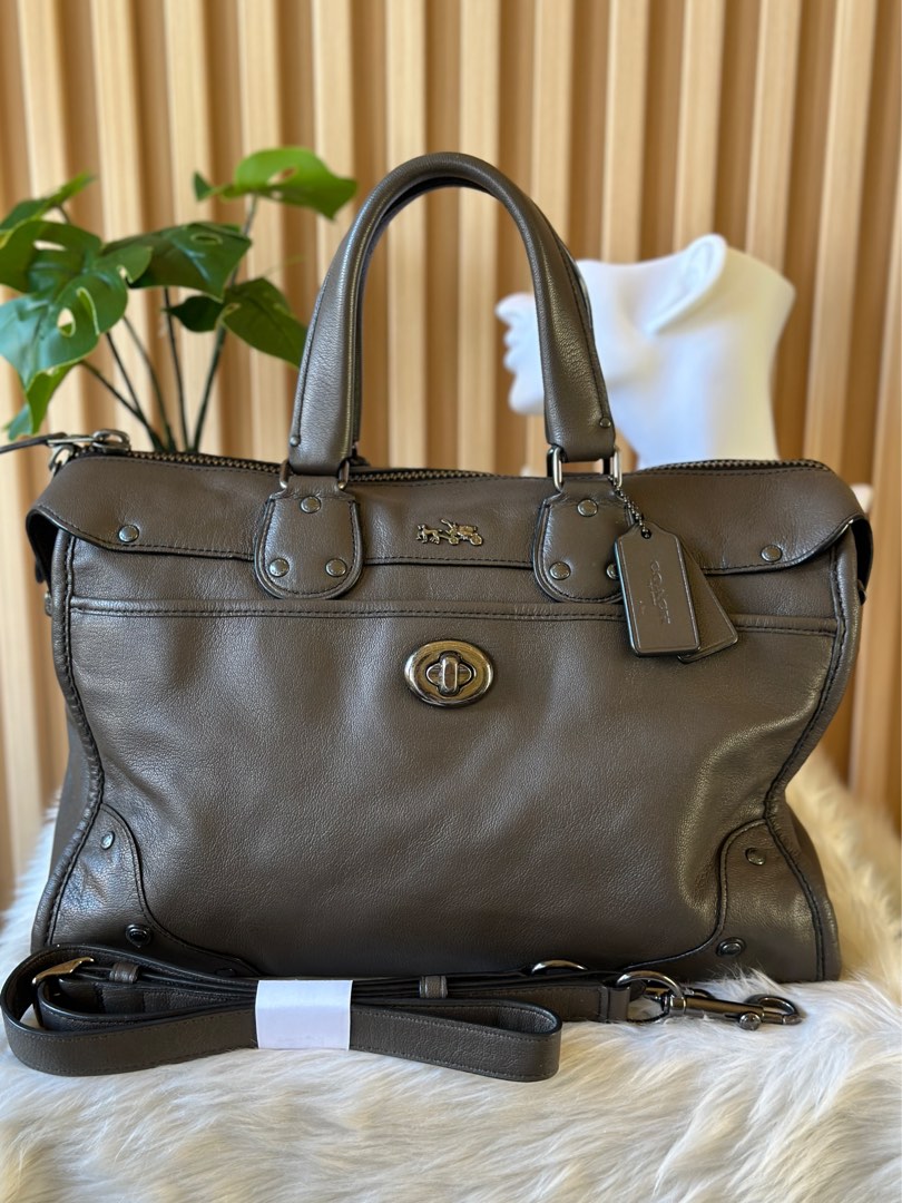 Coach Rhyder Satchel, Luxury, Bags & Wallets on Carousell