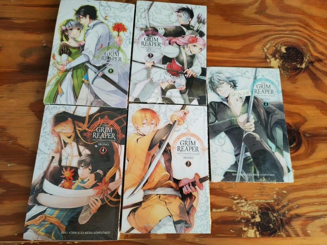 Comic SET The Grim Reaper and an argent cavalier vol 2-6 END, Buku