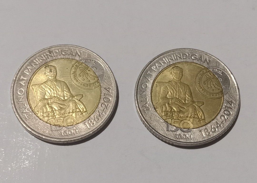 Commemorative Coin - Apolinario Mabini (Category: Currency) located in Antipolo. Submitted by ysa_nielle (Listing ID 1260256269, Image 3). Description: php 250 each with minimal flaws Ten-peso Commemorative Coin Apolinario Mabini - 150 years 1864 - 2014.