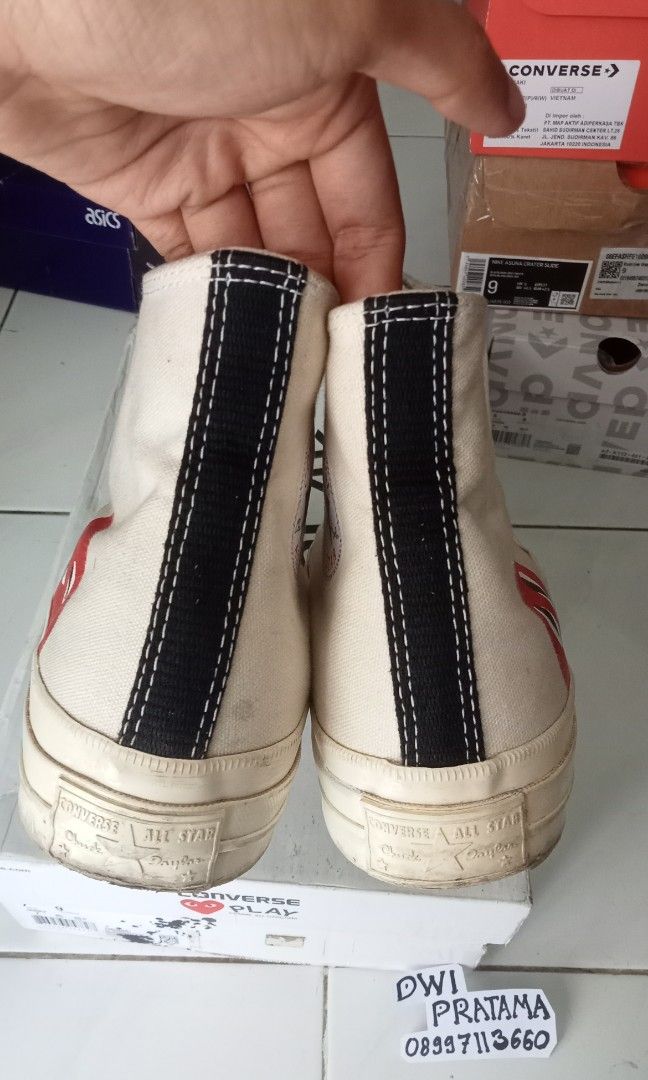 Converse CDG Play Original Beli di Singapore Fesyen Pria