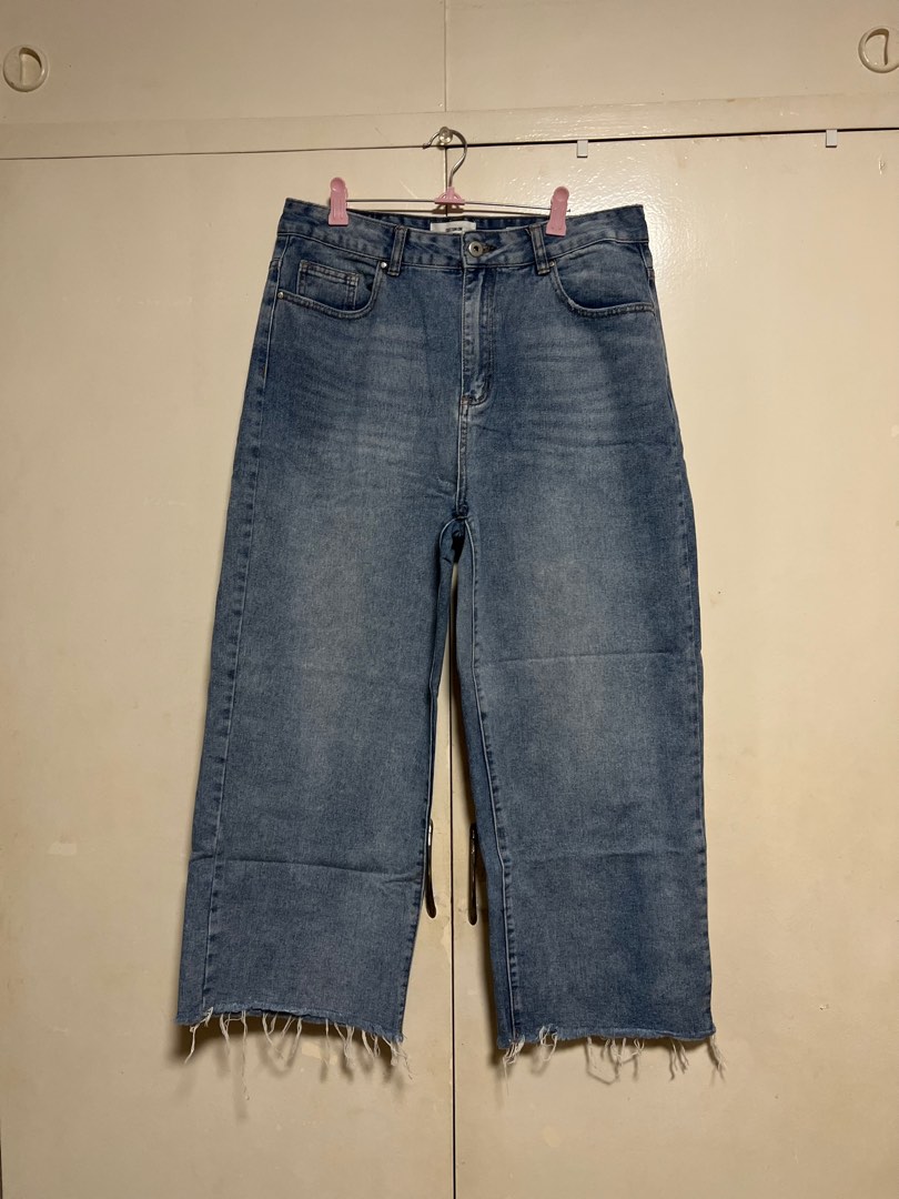 Cotton On Wide Leg Jeans, Women's Fashion, Bottoms, Jeans on Carousell