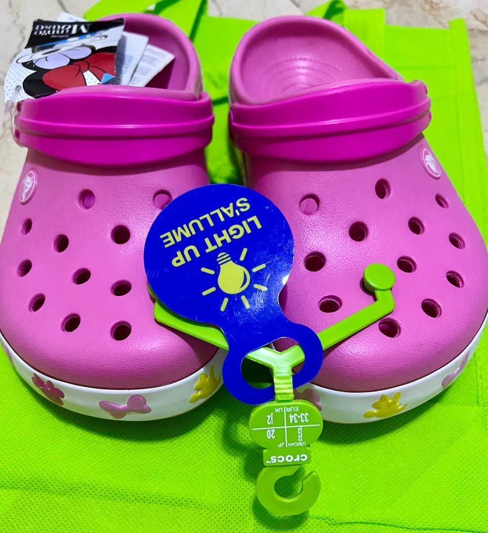 Crocs minnie lights top