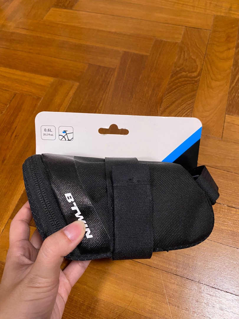 Decathlon Bike Saddle Bag 0.6L Sports Equipment Bicycles Parts