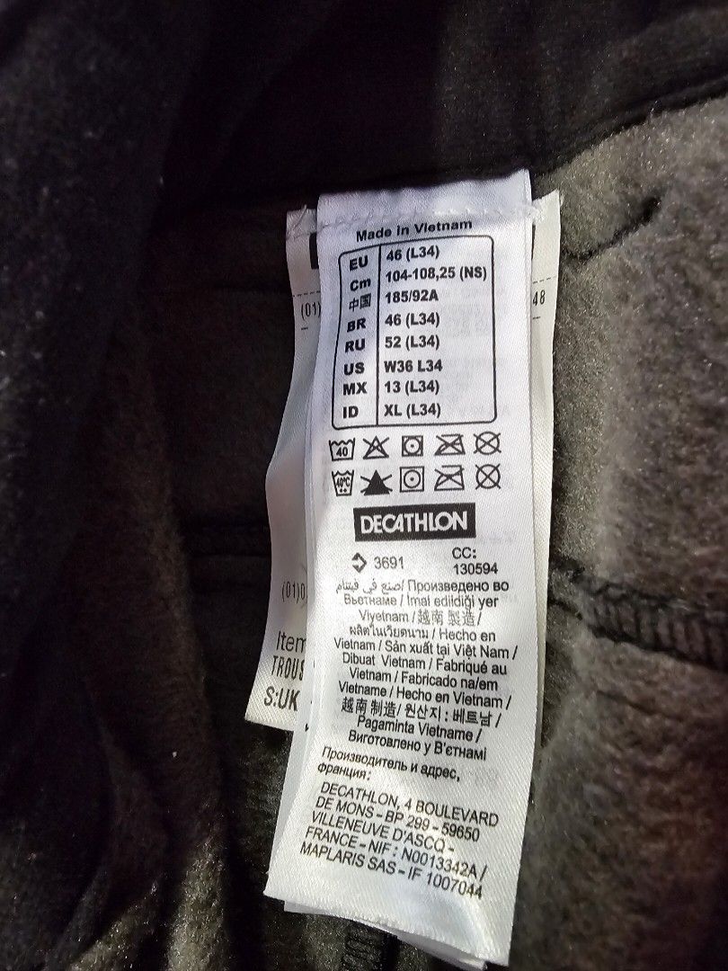 Decathlon Quechua, Men's Fashion, Bottoms, Trousers on Carousell