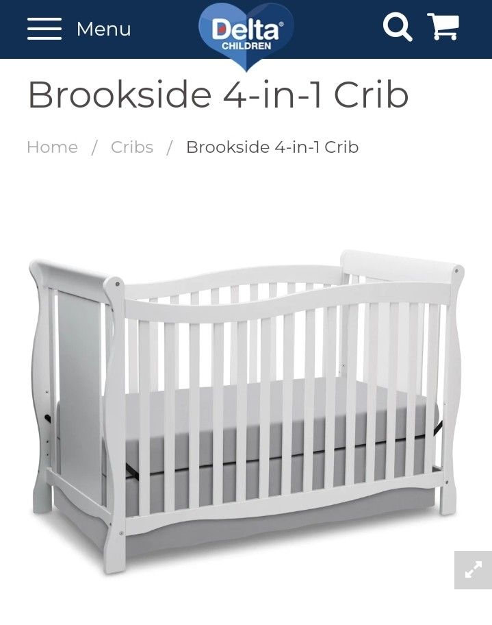 Delta brookside 4 store in 1 crib