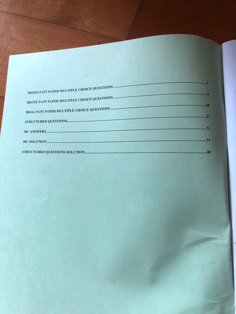 Dse physics by topic past paper carousell