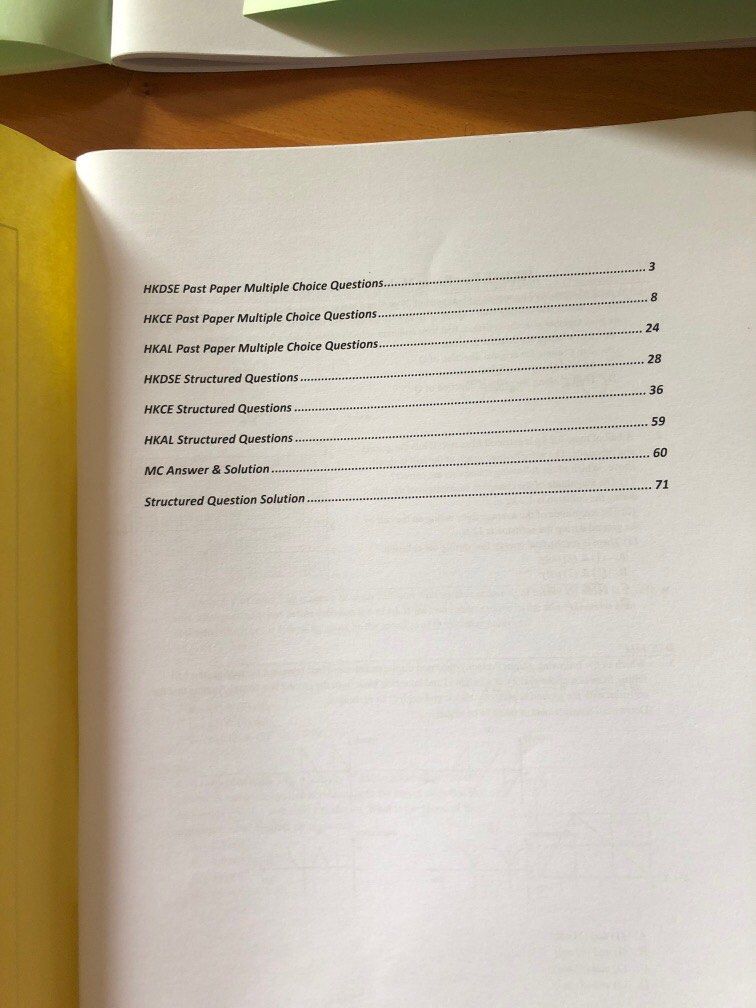 Dse physics by topic past paper carousell