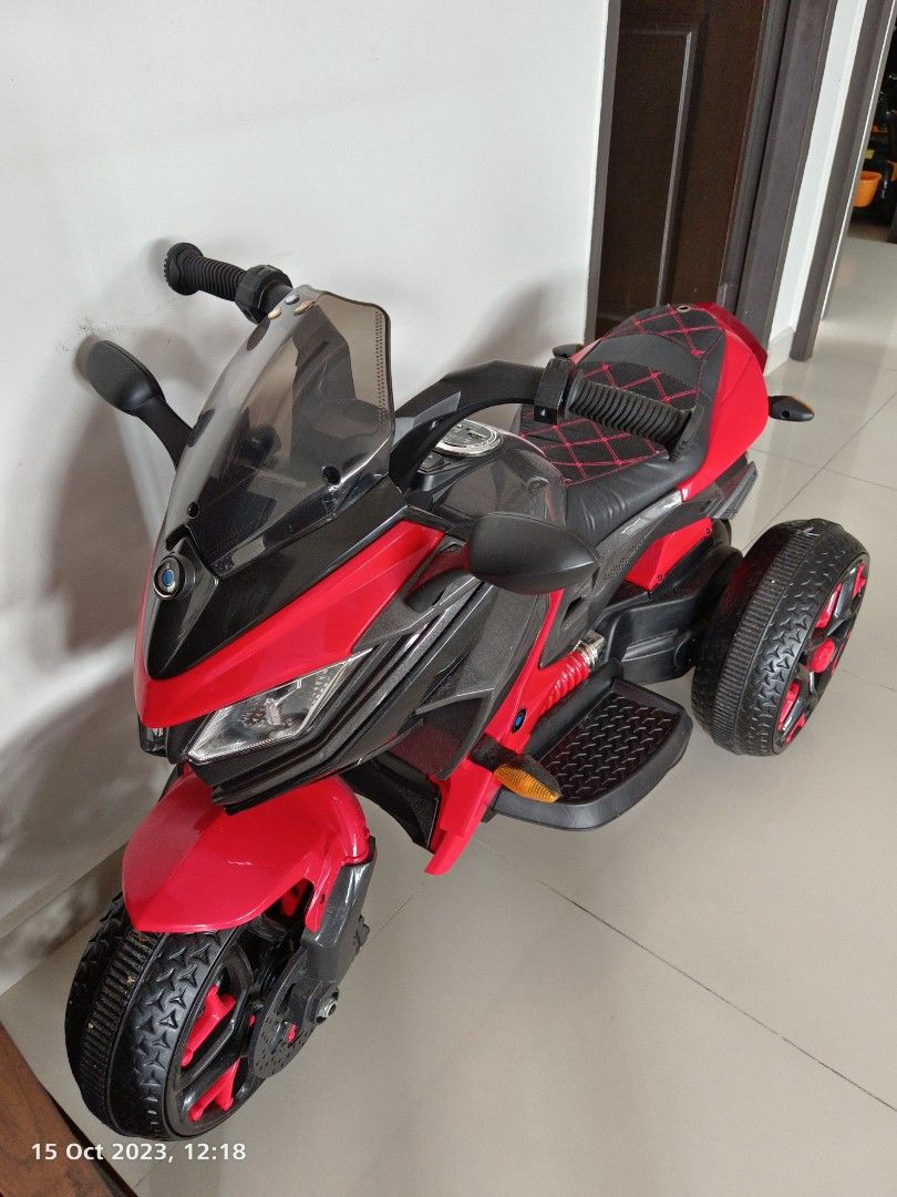 Electric toy bike ride on outdoor play Hobbies Toys Toys