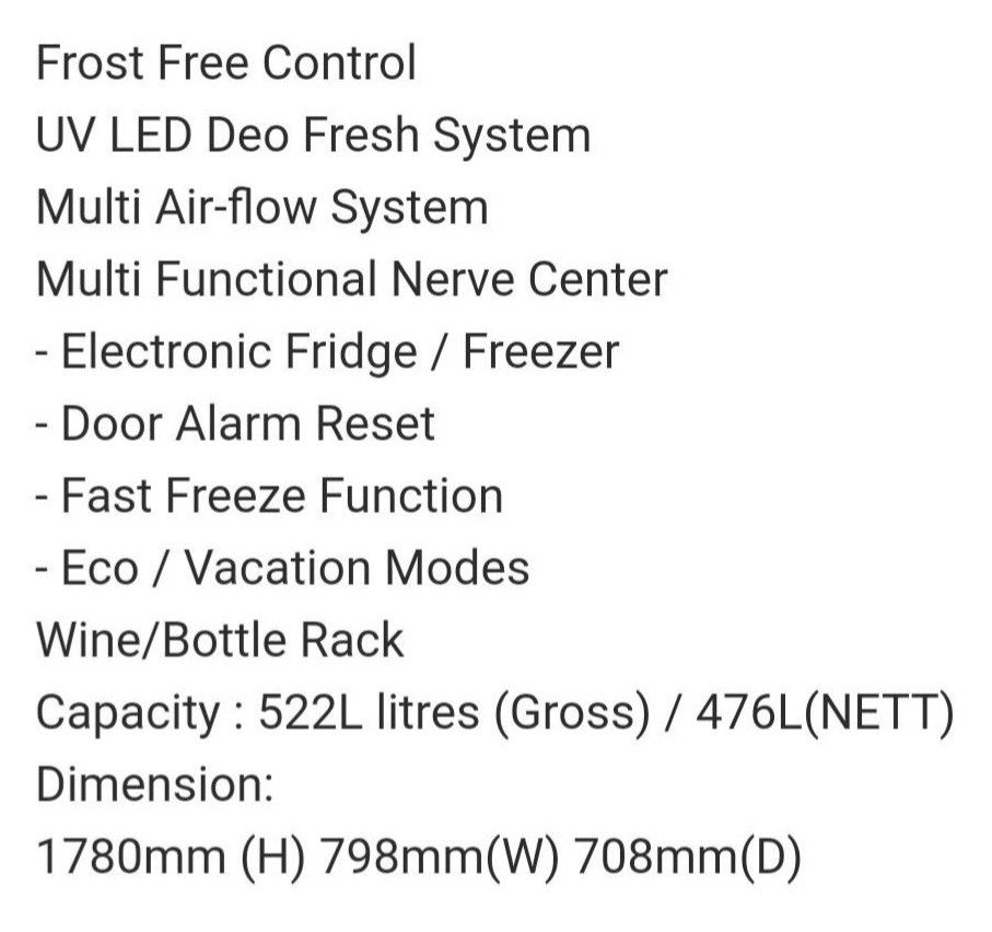 Electrolux Fridge, TV & Home Appliances, Kitchen Appliances