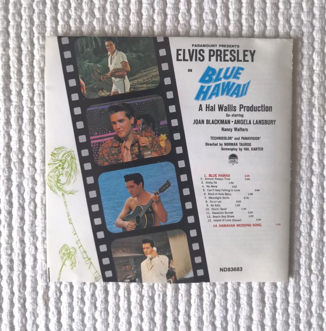 ELVIS PRESLEY /BLUE HAWAII (Soundtrack) /Album CD, Hobbies & Toys