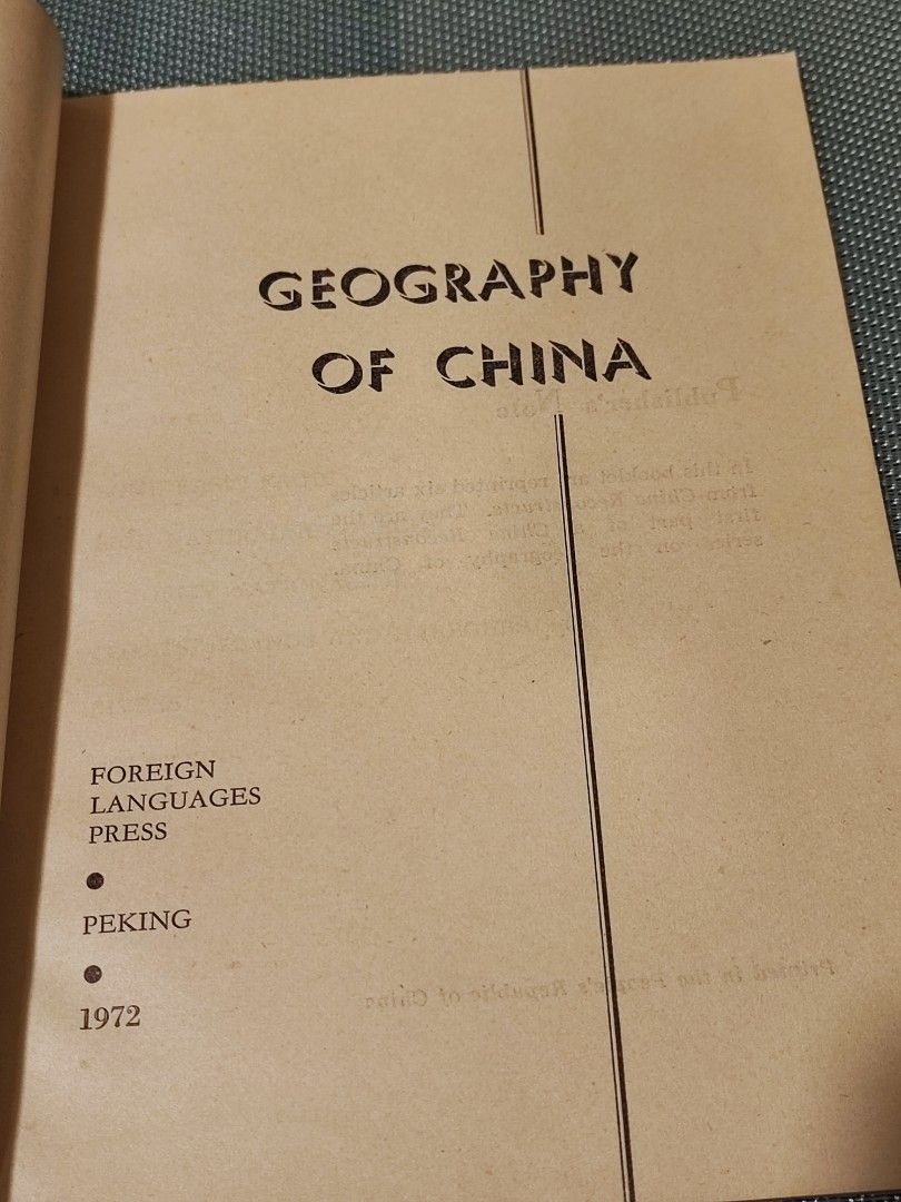 (ENG) Geography Of China, Hobbies & Toys, Books & Magazines, Textbooks