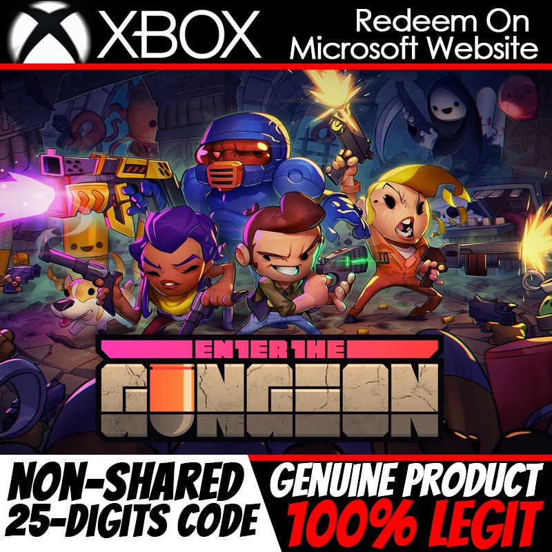 Enter the Gungeon Xbox One Xbox Series S/X Digital Game, Video Gaming