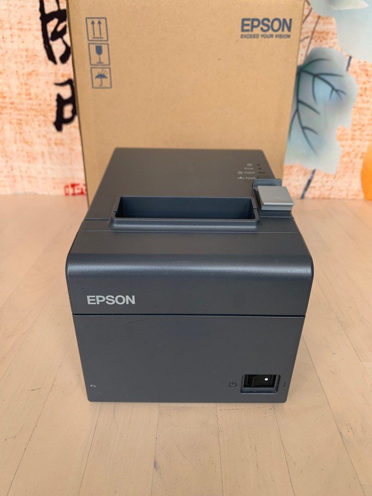 Epson Tm T82 Usb Receipt Printer Full Set And Accessories Computers And Tech Printers Scanners 0677