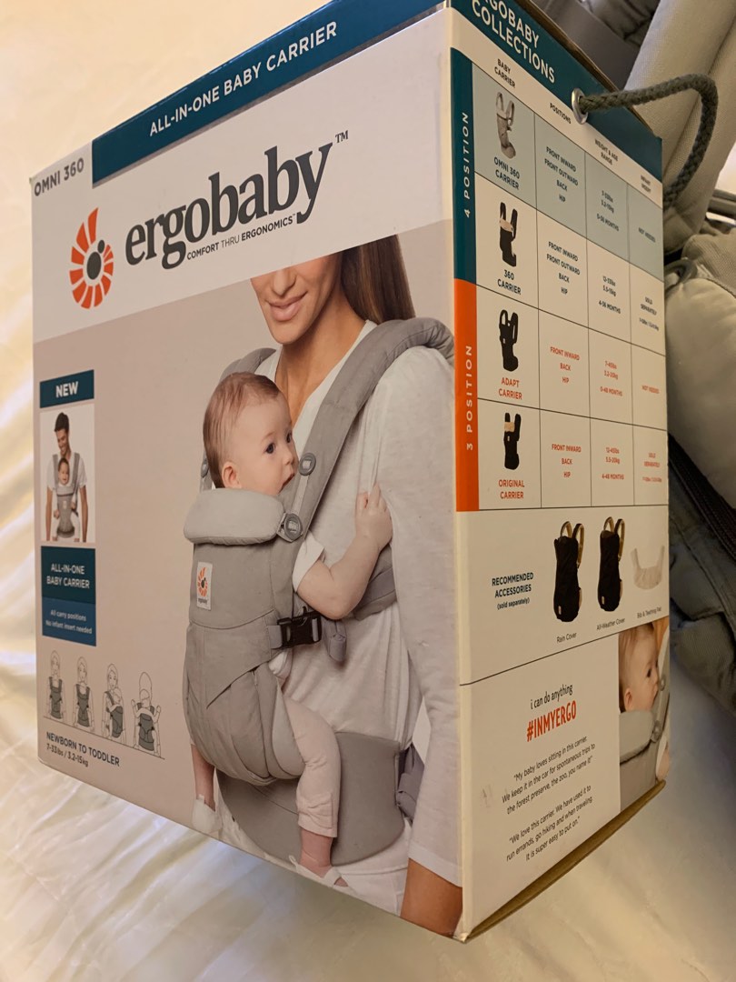 Ergobaby Omni 360 with box grey colour authentic original Babies