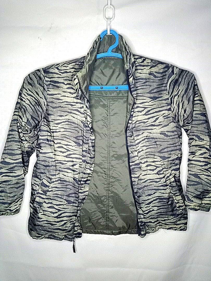Reversible Estacot Comfort Lifestyle(E.C.L.) (Category: Coats, Jackets and Outerwear) located in Angeles City. Submitted by well_thrift (Listing ID 1260095722, Image 2). Description: Tiger wood camou design jacket reversible to mossy green color(See pics for details). Size: Width: 21 Length: 25-26 Excellent condition Color rate: 9.5-10 Cloth rate: 9.5-10 Location: Angeles city,pamp. Mop--Gcash. Dm to purchase and for fast transaction.🙏📬☺.