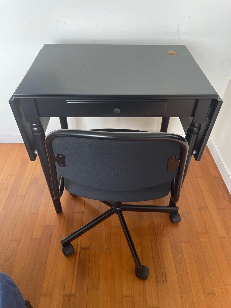 Extendable Study Table and free chair, Furniture & Home Living ...
