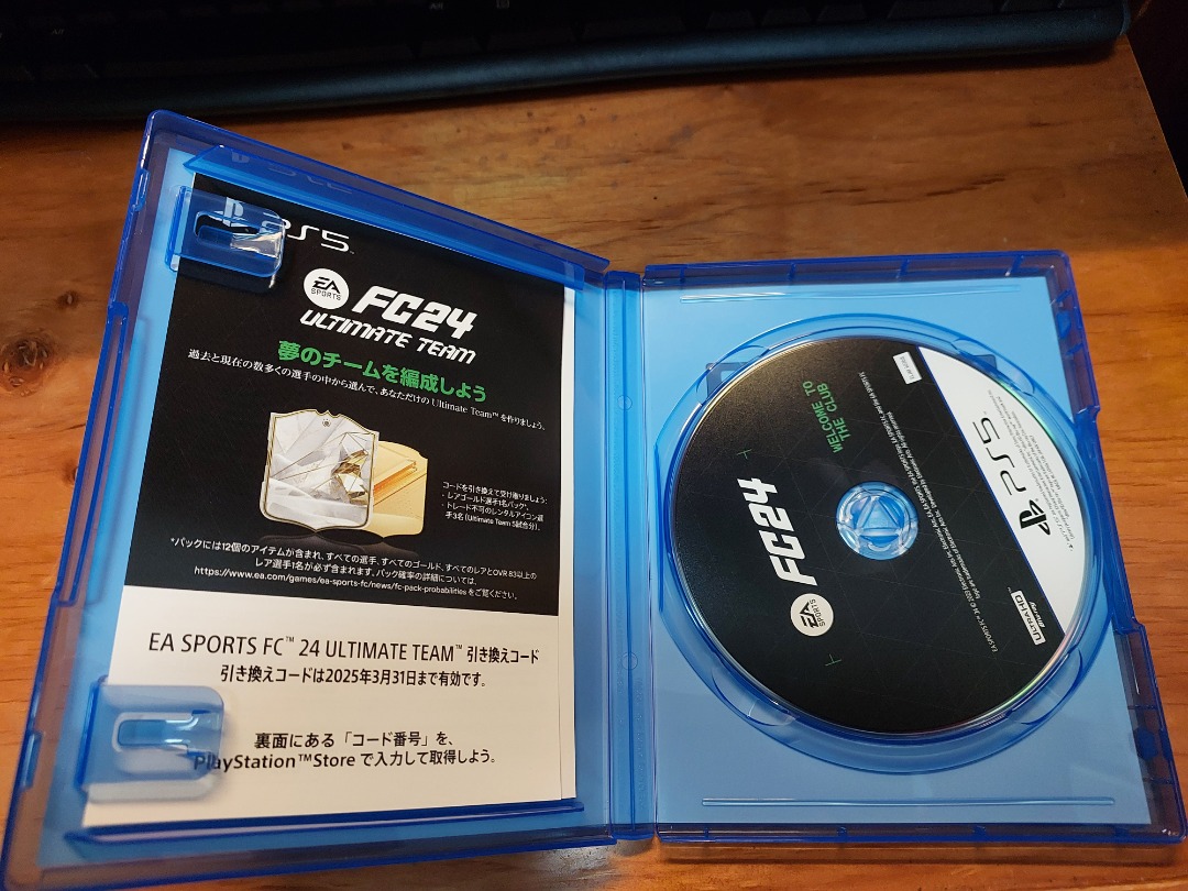 FC24 FIFA (PS5) 中英日文版（日文封面）, 電子遊戲, 電子遊戲