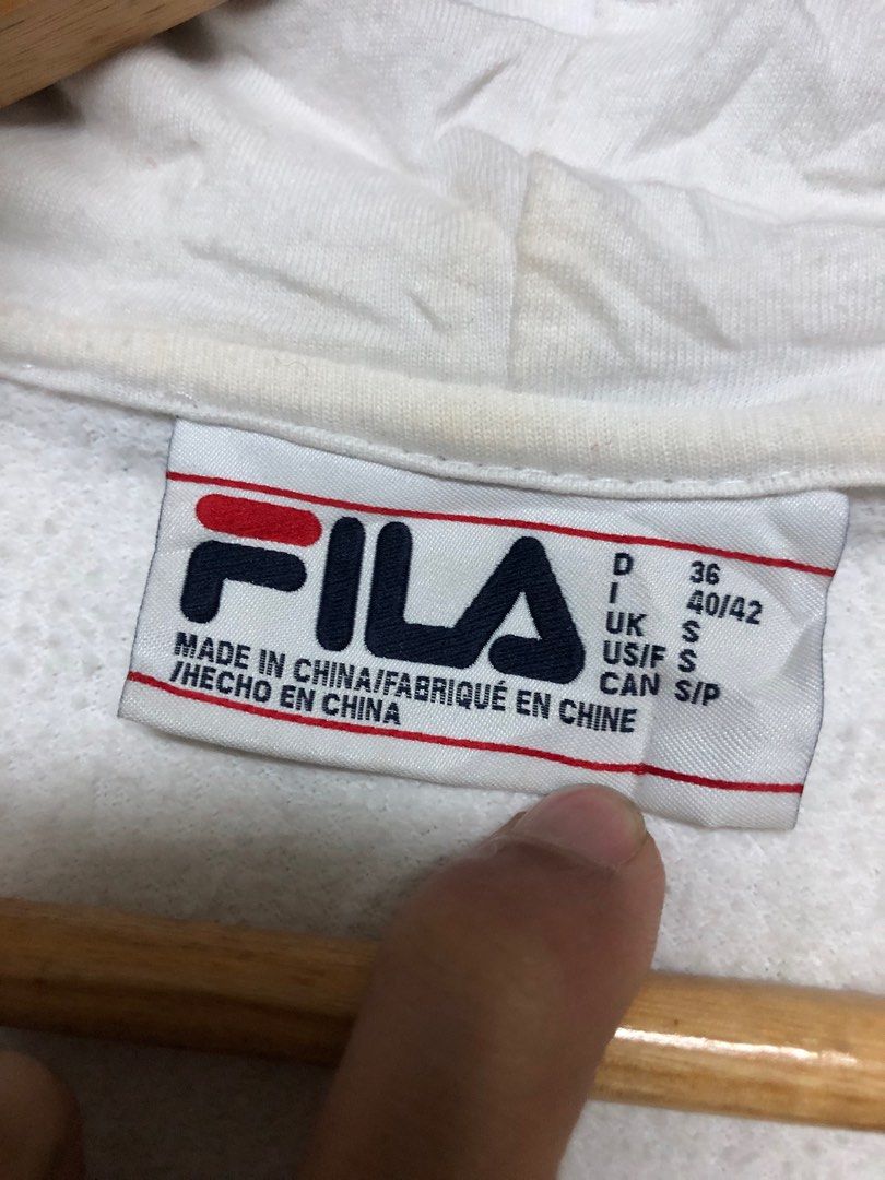 Fake fila hoodie discount