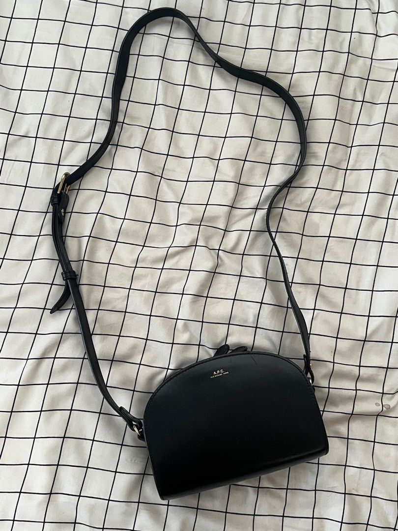 Flash sale APC Demi Lune bag in black Luxury Bags Wallets on