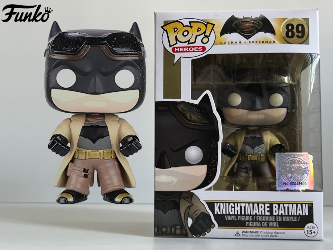 Funko POP! KNIGHTMARE BATMAN (BATMAN VS SUPERMAN) #89, Hobbies & Toys ...