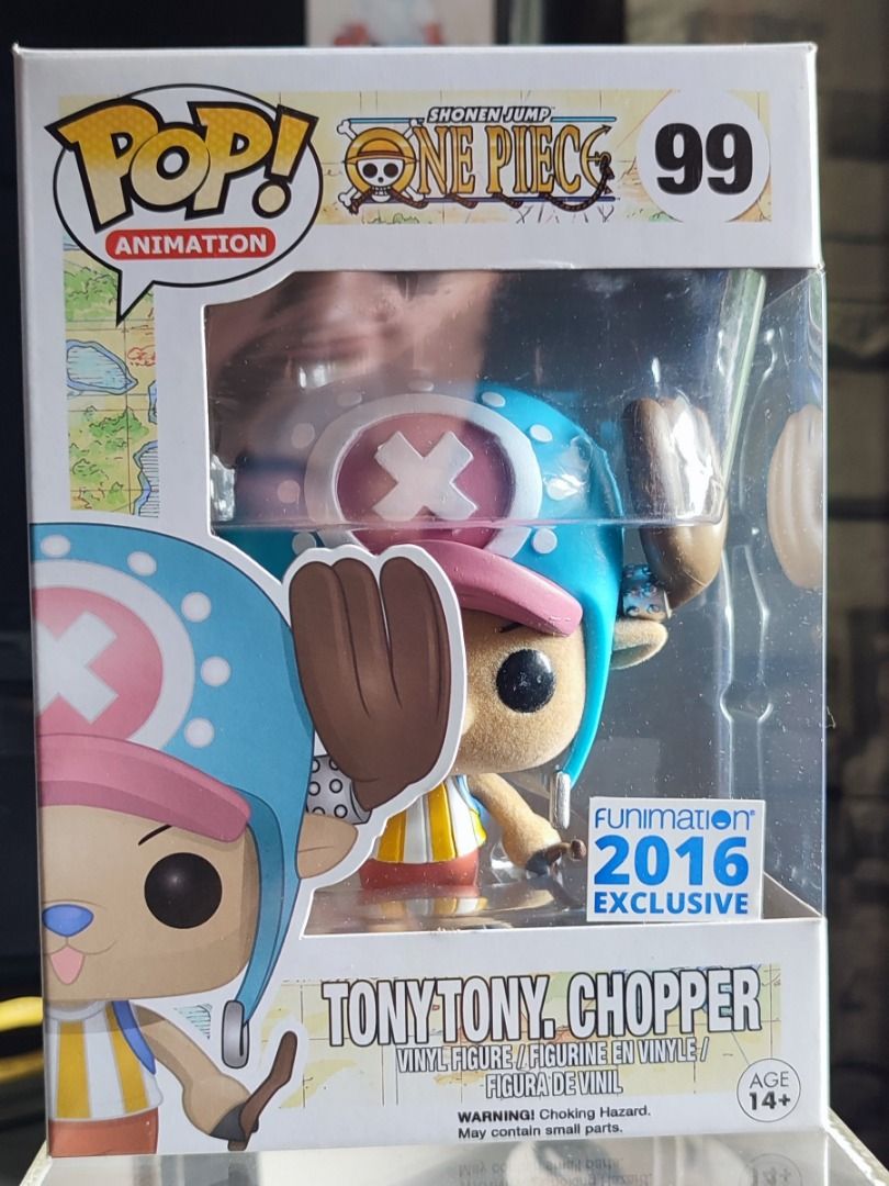Buy POP! ANIMATION: ONE PIECE - TONY TONY CHOPPER (FLOCKED EXCLUSIVE) BY  FUNKO