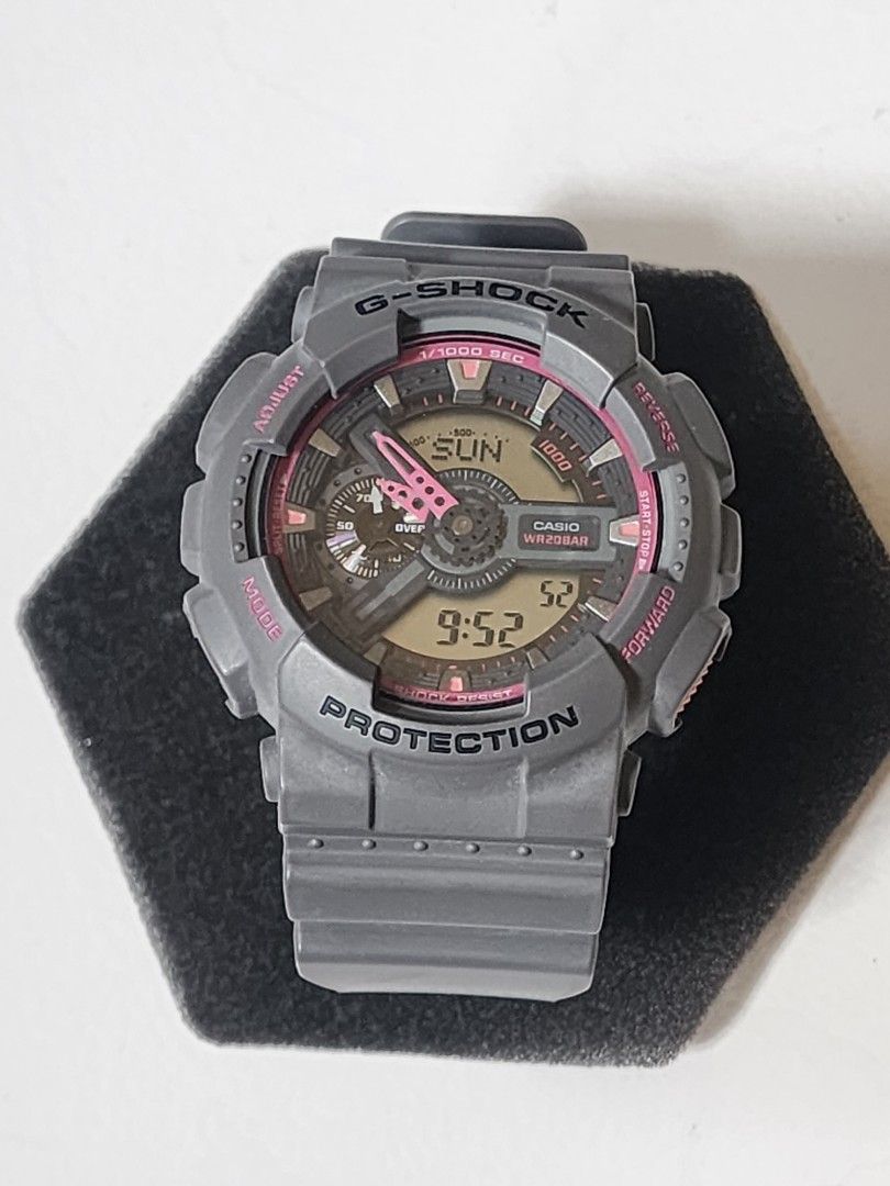 G- Shock Grey and Pink, Men's Fashion, Watches Accessories