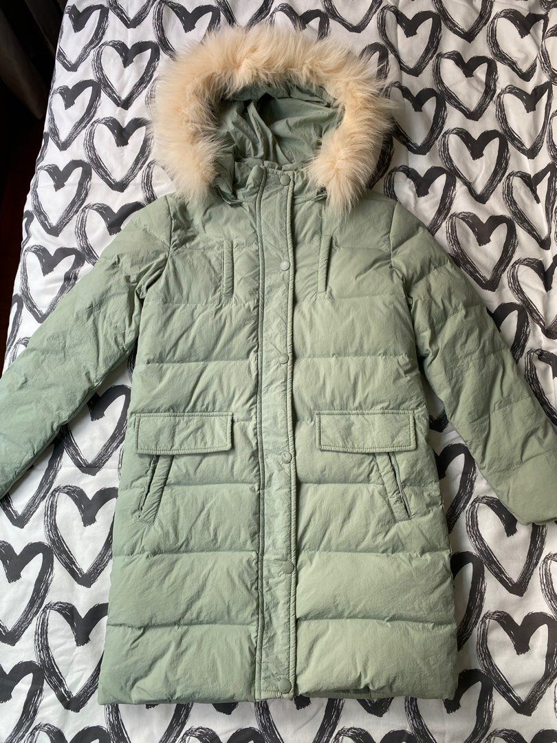 Girls green clearance winter coat
