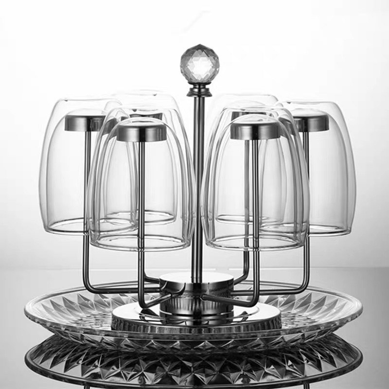 Store Glass Stand Glass Stand for 6, Furniture & Home Living, Kitchenware & Tableware ...