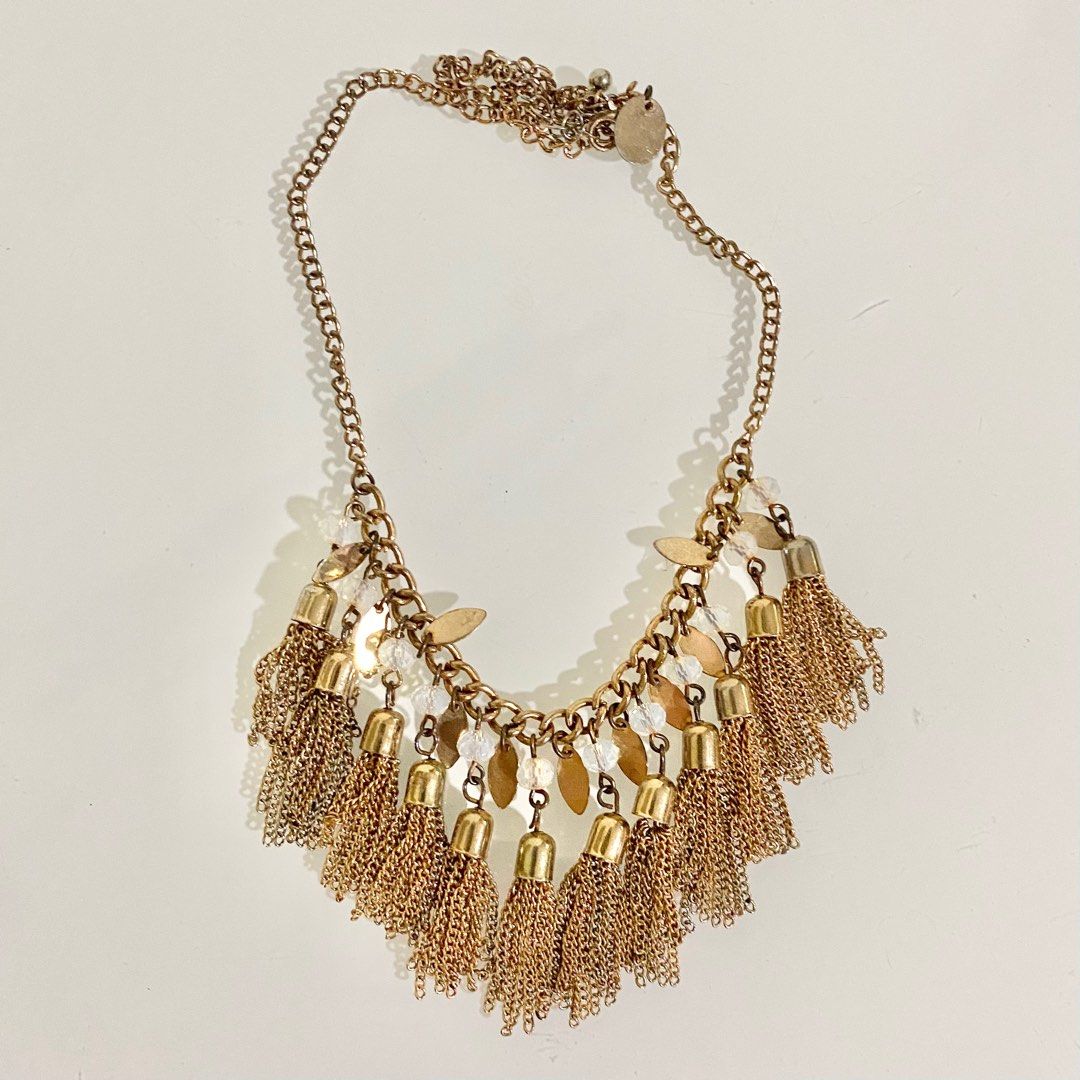 Fringe necklace online