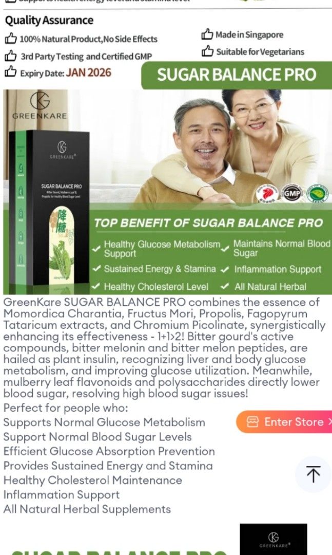 Greenkare Sugar Balance Pro with Chromium & Bitter MelonIncrease