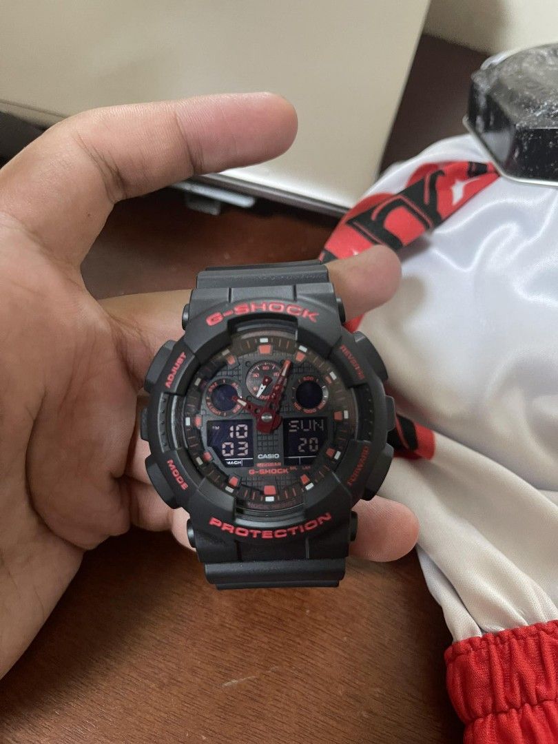 G-Shock GA-100BNR-1AER (Category: Men's Watches) located in Caloocan City. Submitted by kitt587 (Listing ID 1260259162, Image 3). Description: never been used negotiable price authentic (bought from singapore).