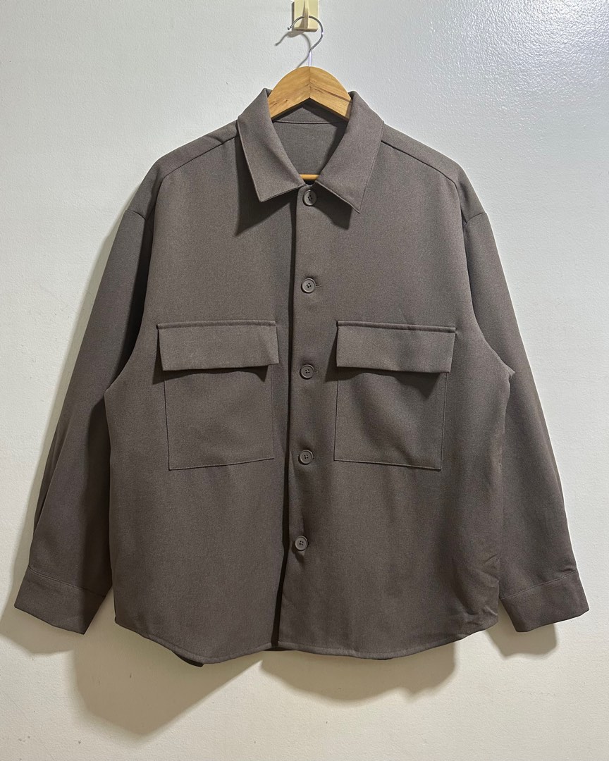 GU by Uniqlo Overshirt / Work Jacket, Men's Fashion, Coats, Jackets and ...