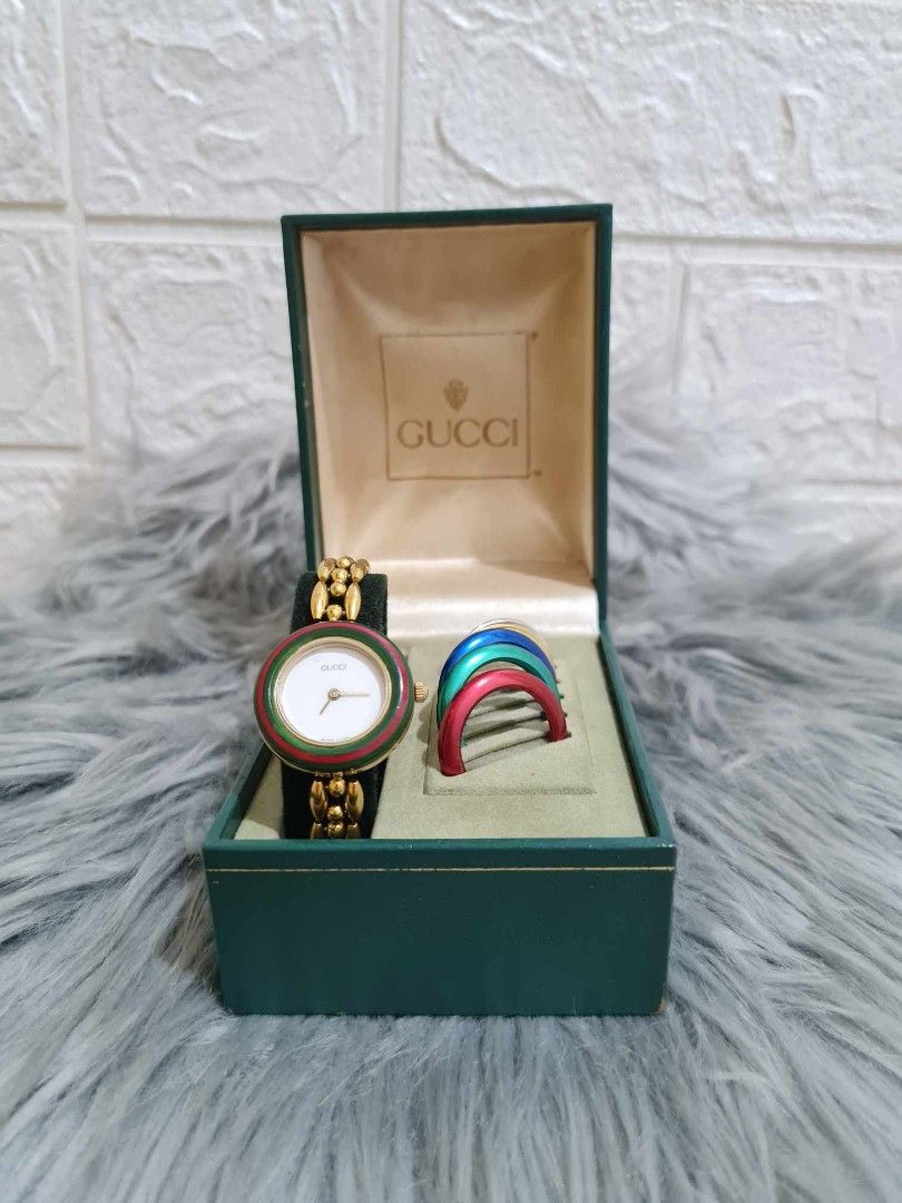 Vintage gucci best sale watch 1980s