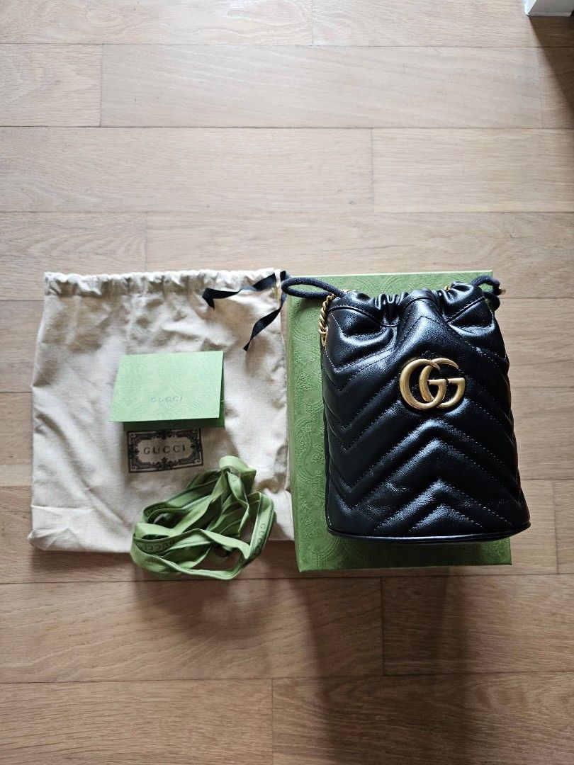 Gg marmont mini bucket bag clearance review