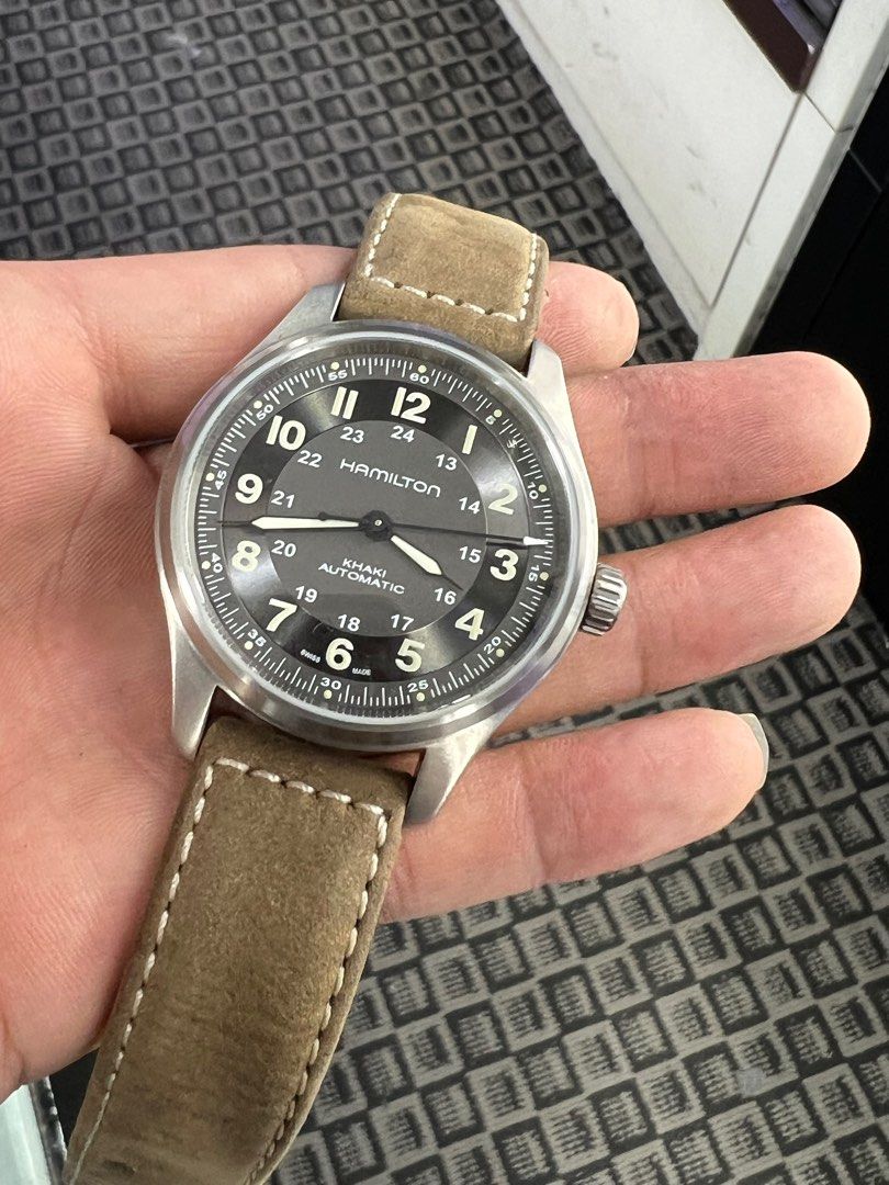 HAMILTON KHAKI FIELD TITANIUM SWISS MADE AUTOMATIC H70555533