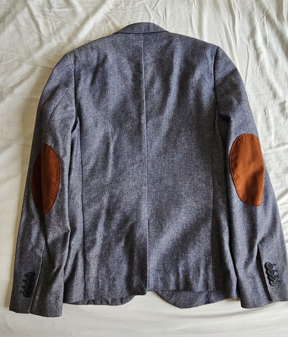 Elbow patch blazer h&m hotsell