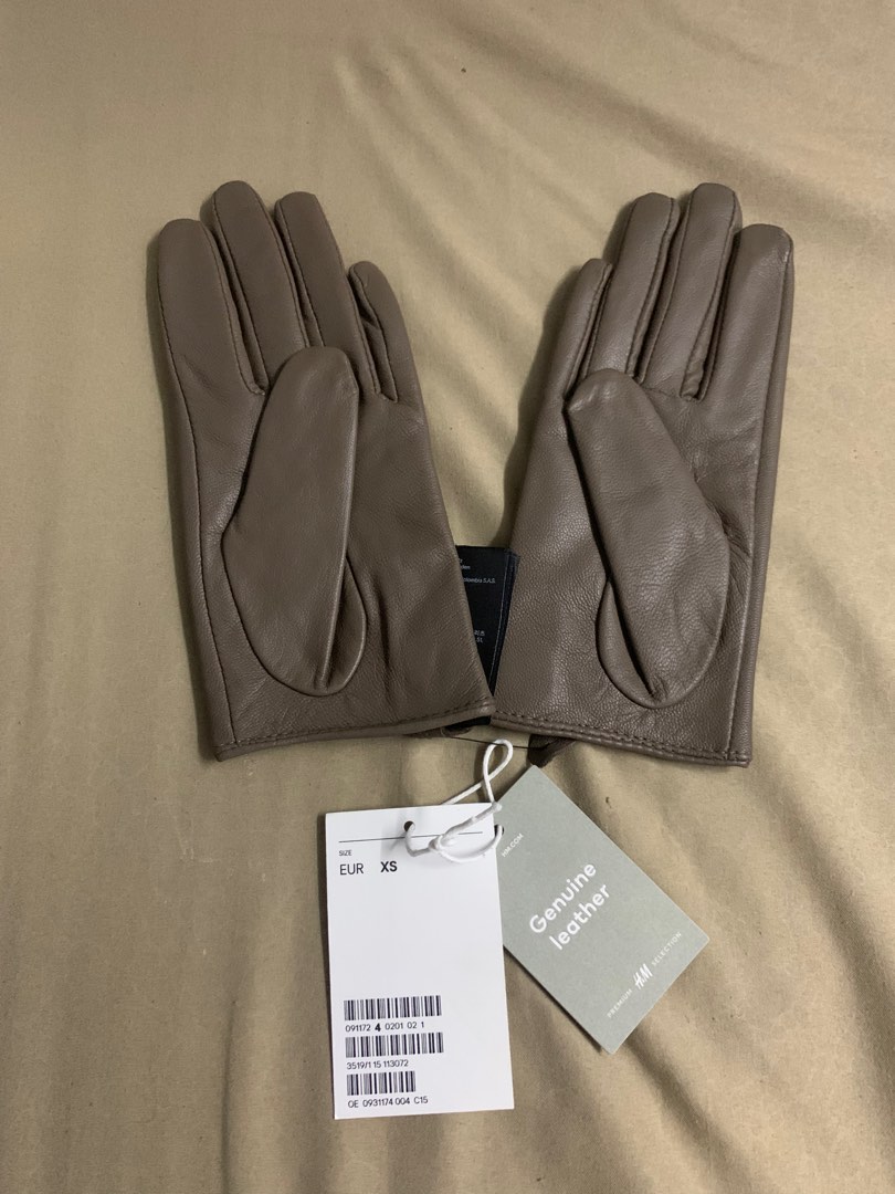 H&m leather deals gloves mens