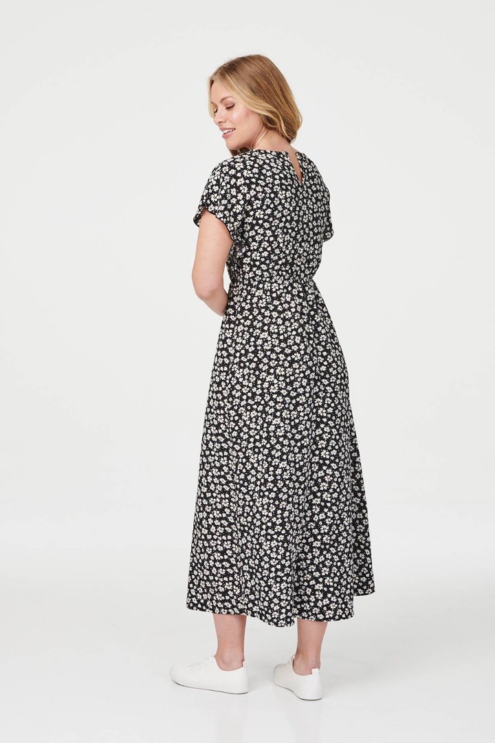 H&M Midi Dress, Women's Fashion, Dresses & Sets, Dresses on Carousell