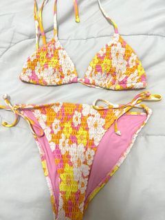 H&M Orange Pink Bikini
