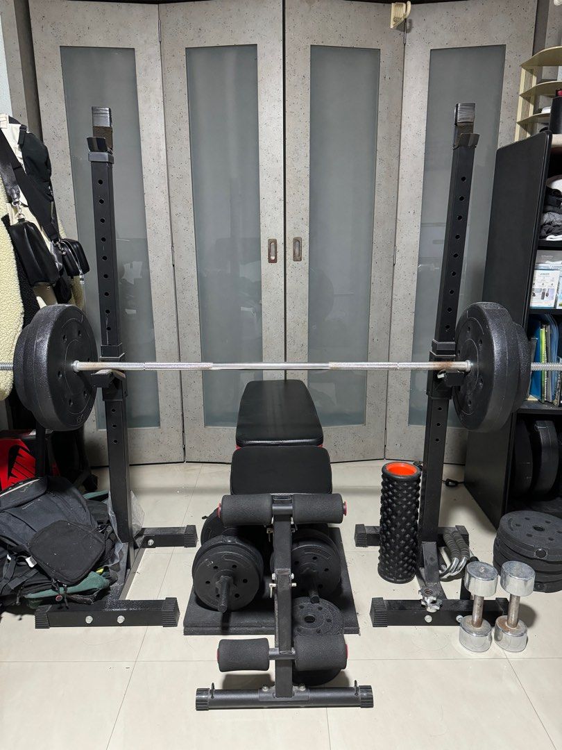 Home Gym Set with dumbbells Sports Equipment Exercise Fitness