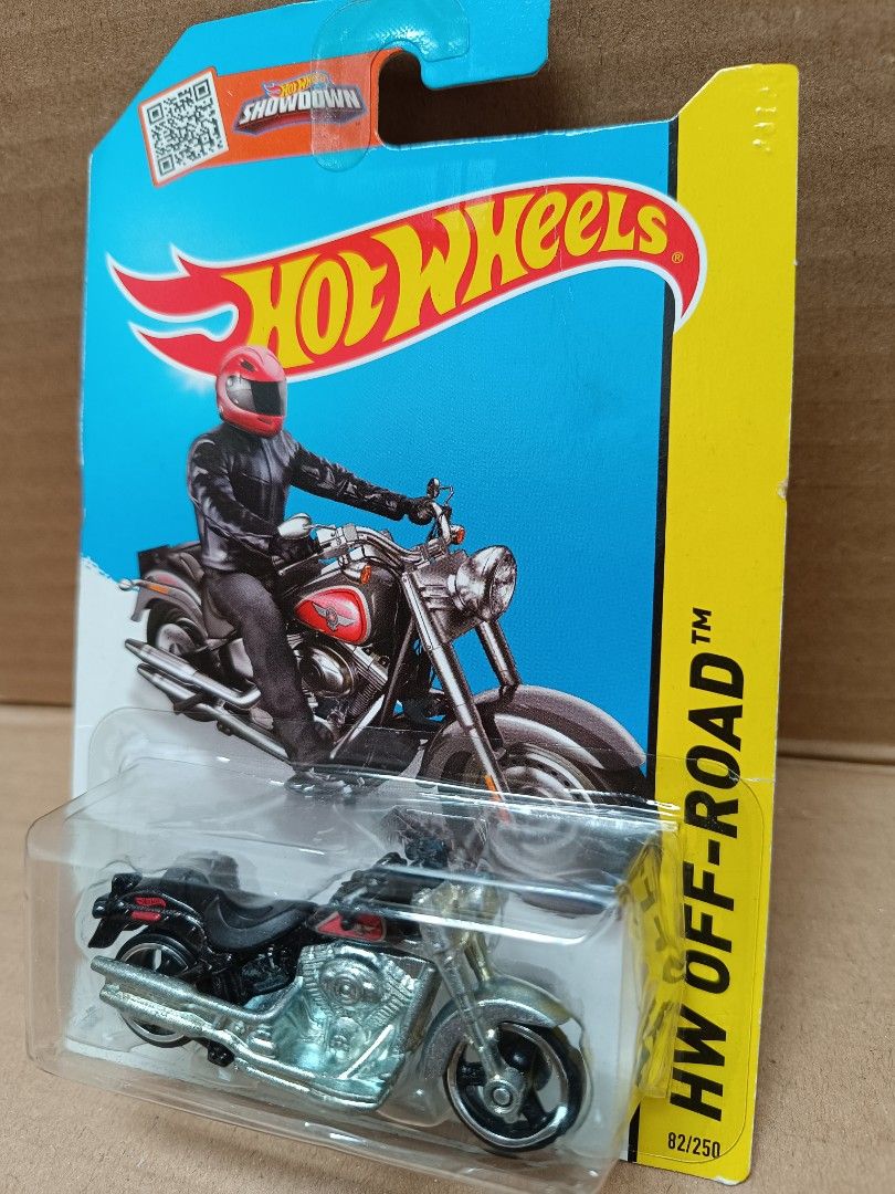 Hot Wheels Harley Davidson FAT BOY, Toys & Collectibles, Mainan di