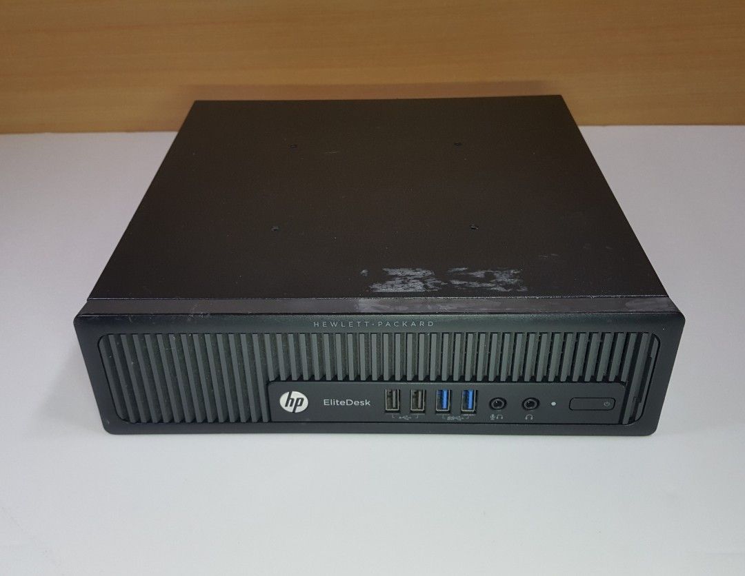 HP EliteDesk 800 desktop PC, i5 CPU, SSD, Windows 11 Pro, USB 3.0